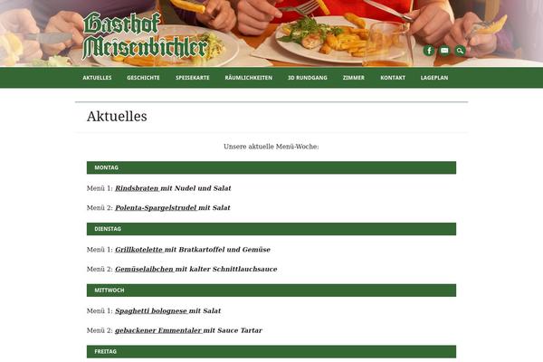 Restaurateur theme site design template sample