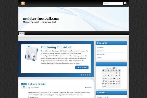 WordPress website example screenshot