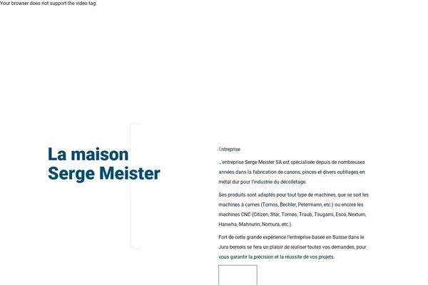 meister-sa.ch site used Starterthemev2