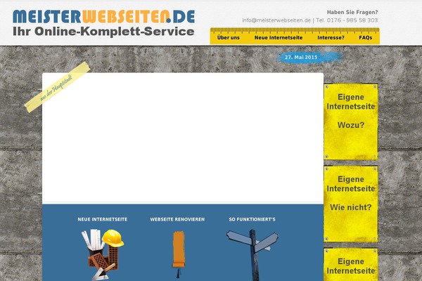 meisterwebseiten.de site used Education