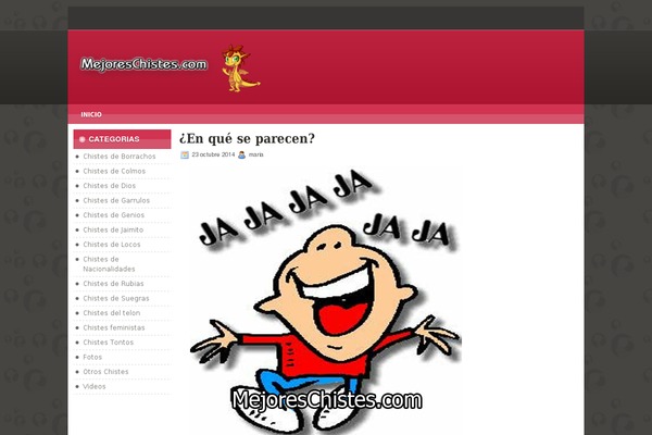 mejoreschistes.com site used Pinkseo