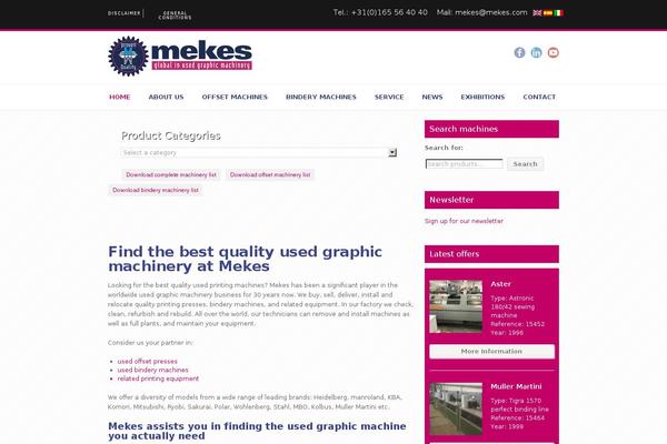 mekes.com site used Modernize-v3-21