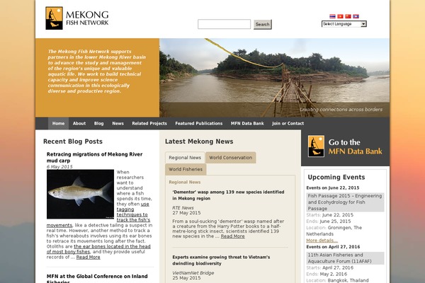 mekongfishnetwork.org site used Fishbio