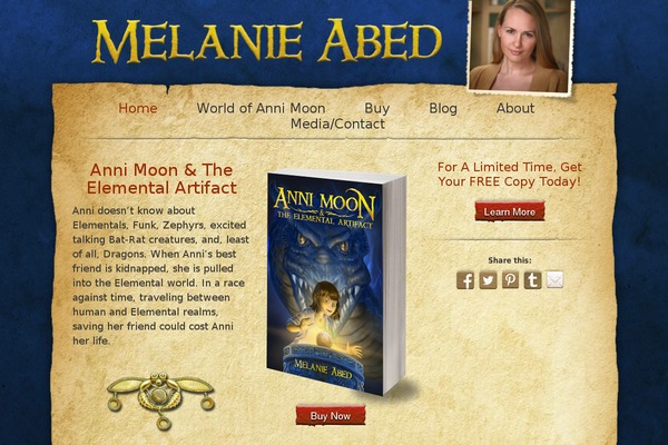 melanieabed.com site used Melanieabed