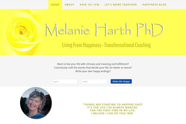 melanieharth.com site used Melanie-harth