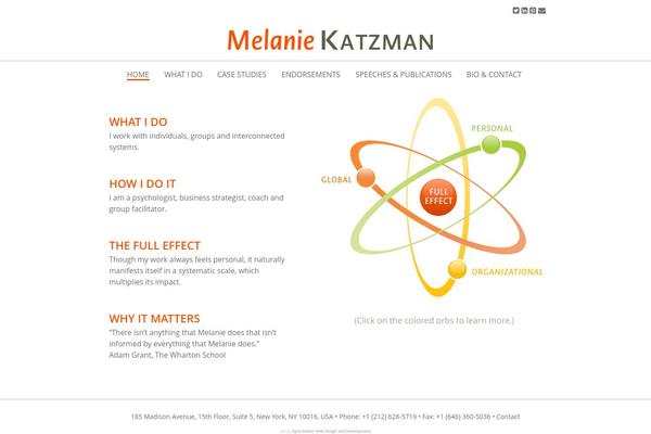 melaniekatzman.com site used Katzman