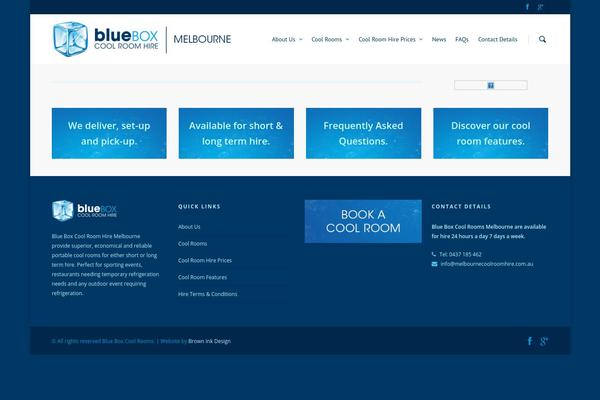 Bluebox theme site design template sample