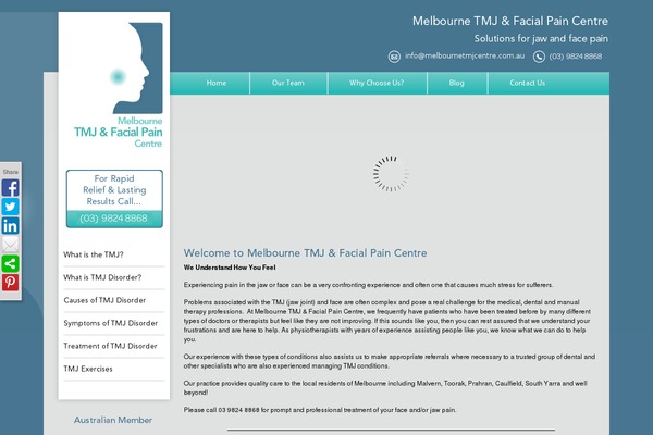 Melbourne theme site design template sample