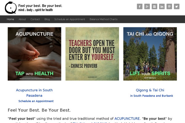 WordPress website example screenshot