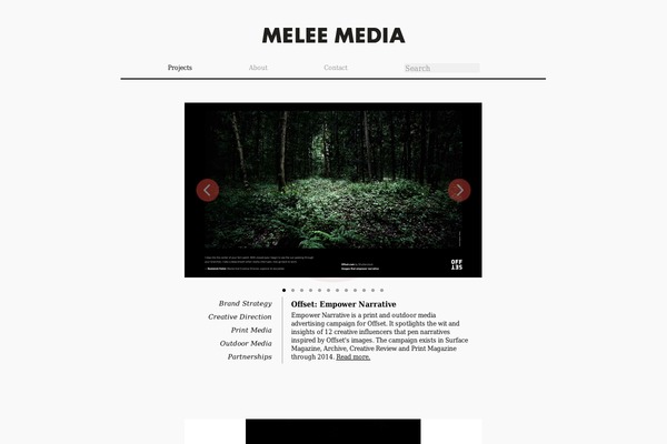 melee-media.com site used Melee