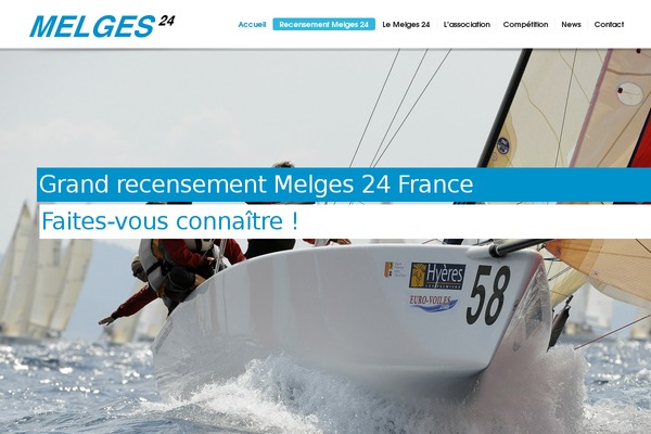 melges24.fr site used Fortis7