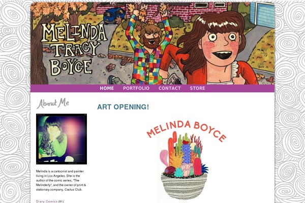 melindaboyce.com site used Melinda2011fall