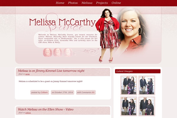 melissa-mccarthy.com site used Melissamccarthysource