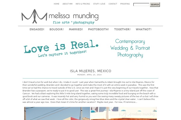 Prophoto4 theme site design template sample