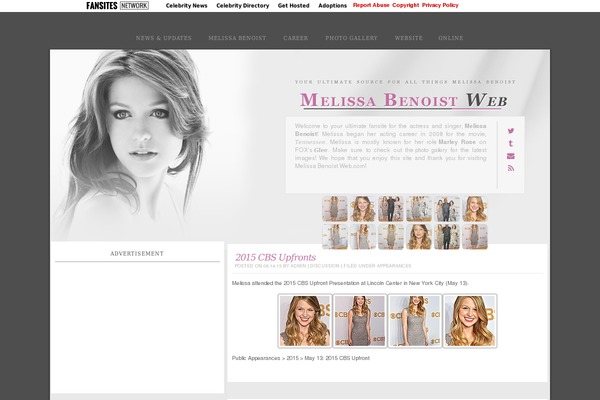 melissabenoistweb.com site used Premade16