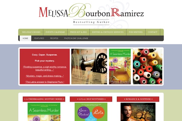 melissabourbon.com site used Prettycreative