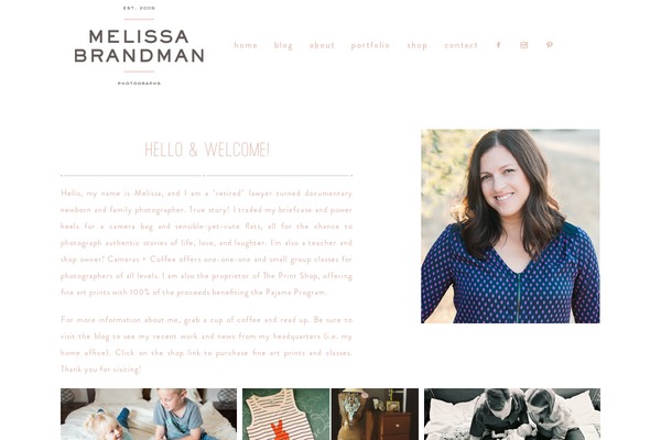 WordPress website example screenshot