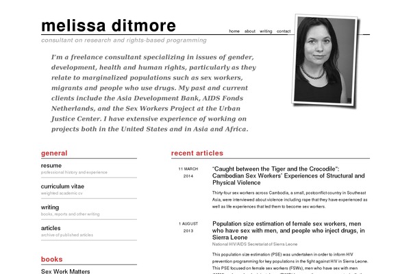 melissaditmore.com site used Melissaditmore