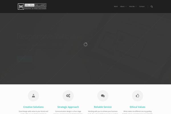 WordPress website example screenshot