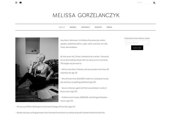 melissagorzelanczyk.com site used Samantha
