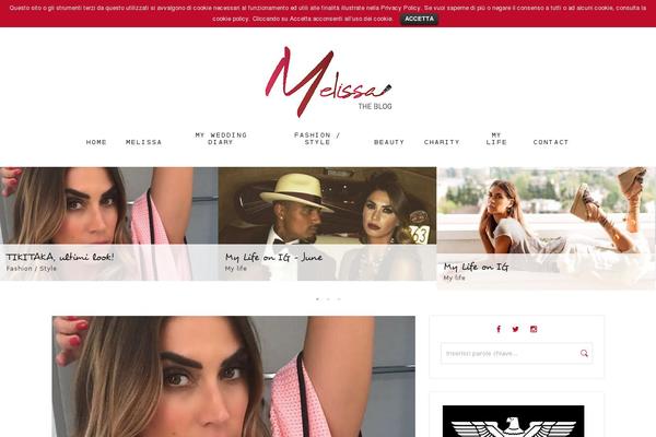 melissasatta.com site used Design-mode