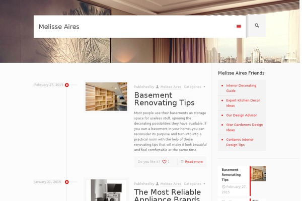 WordPress website example screenshot