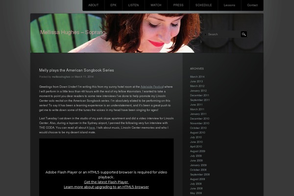 WordPress website example screenshot