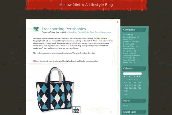 WordPress website example screenshot