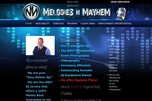 melodiesnmayhem.com site used Melodies
