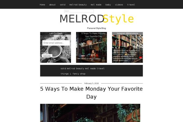 melrodstyle.com site used Melrodstyle
