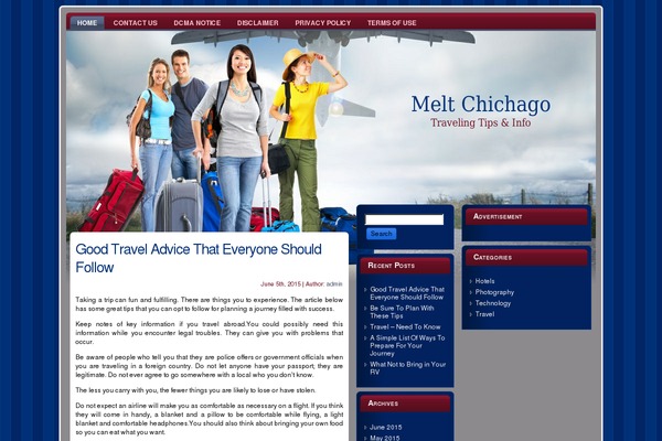meltchicago.com site used Travel_so_far