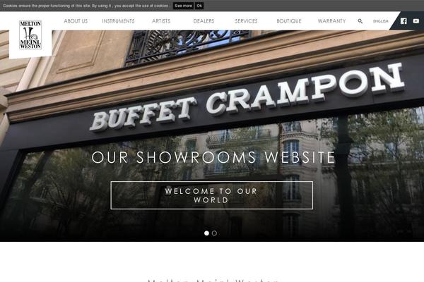 Buffet theme site design template sample
