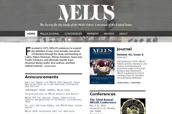 melus.org site used Melus