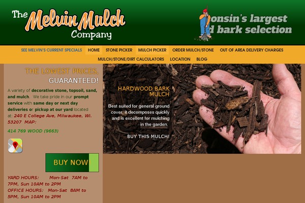 melvinmulch.com site used Malvin-mulch