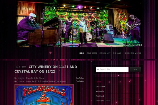 Site using GigPress plugin