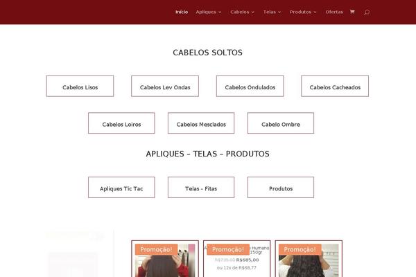 melvis.com.br site used Melvis-cabelos