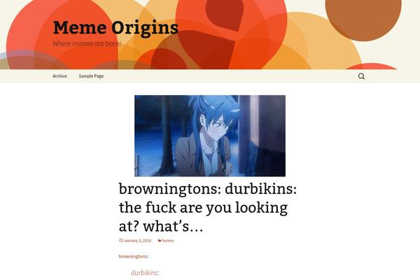 Twenty Thirteen theme site design template sample