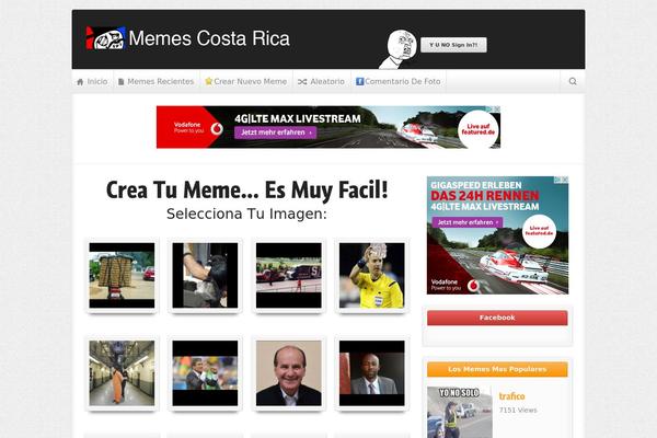 memescostarica.com site used Memepress