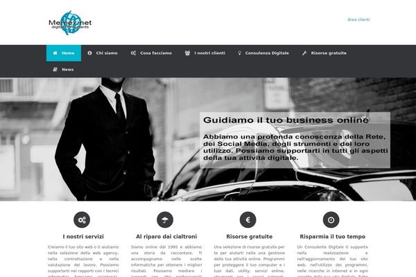 Vantage theme site design template sample