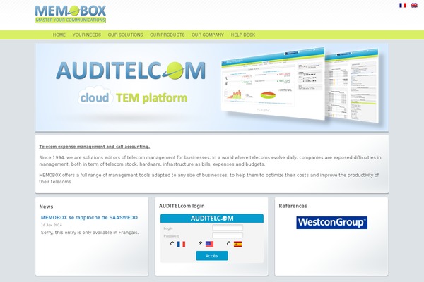 WordPress website example screenshot