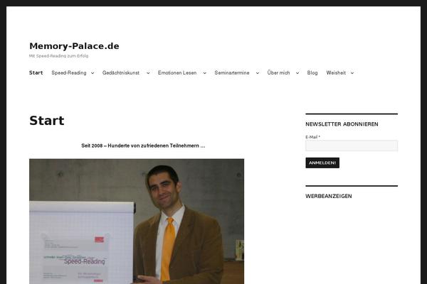 WordPress website example screenshot