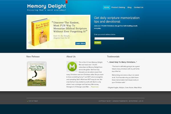 WordPress website example screenshot