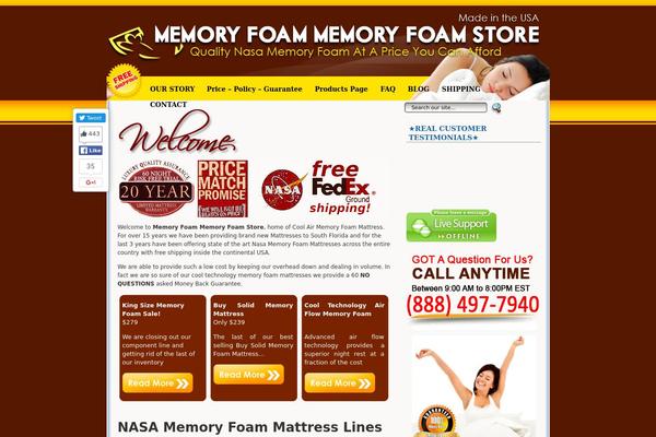 memoryfoammemoryfoam.net site used Nasamemoryfoammattress