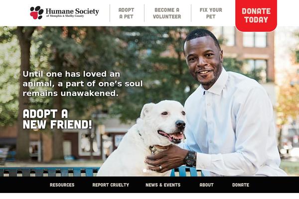 memphishumane.org site used Hsmsc