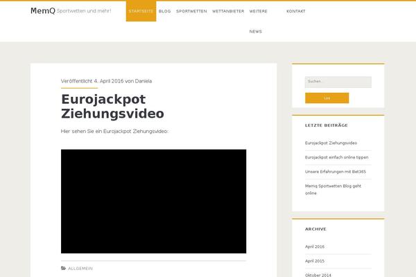 WordPress website example screenshot