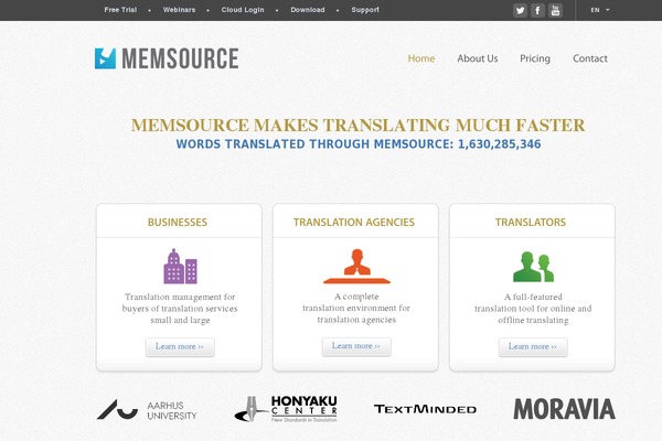 memsource.com site used Phrase