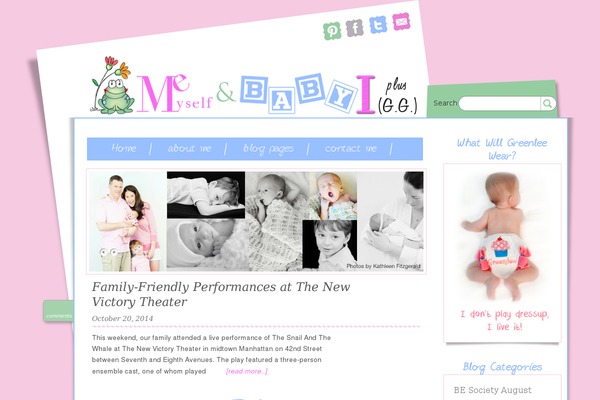 Enfold theme site design template sample