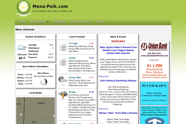 mena-polk.com site used Radioserversaio
