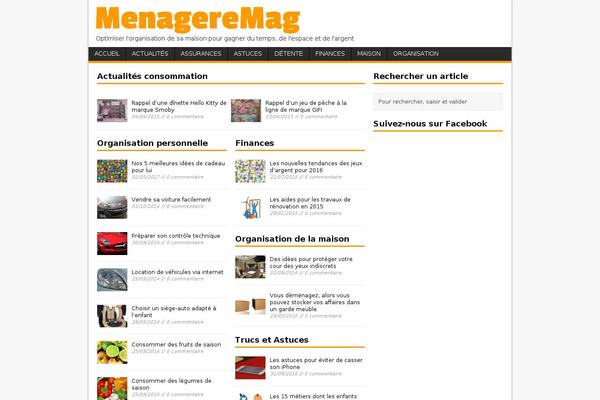 MH Magazine lite theme site design template sample
