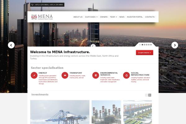 menainfrastructure.com site used Menaif